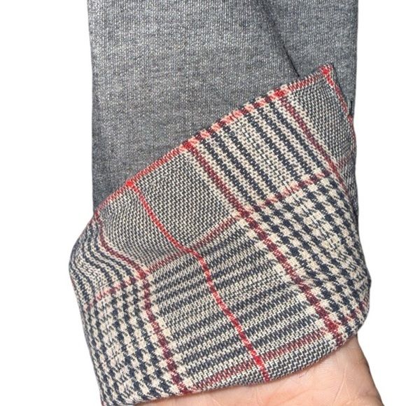 🌹𝐇𝐄𝐌 & 𝐓𝐇𝐑𝐄𝐀𝐃 𝐙𝐈𝐏 𝐔𝐏 𝐆𝐑𝐀𝐘-𝐏𝐋𝐀𝐈𝐃 𝐂𝐔𝐅𝐅 𝐉𝐀𝐂𝐊𝐄𝐓 - Picture 2 of 8